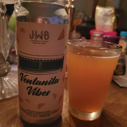 Ventanita Vibes, a guava sour. Ventanita Vibes, a guava sour.