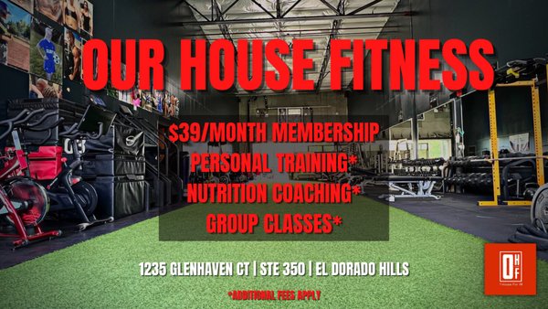 OUR HOUSE FITNESS - Updated May 2025 - 1235 Glenhaven Ct, El Dorado ...