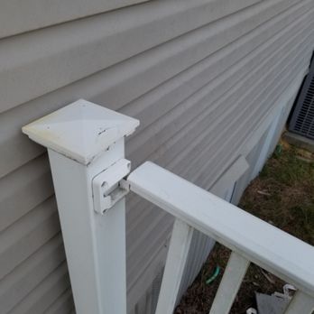 Horizons Property Inspections - Defects that could cost injuries. The guard rails detached from post. - Home Inspectors Near Me - Winter Garden, Florida Horizons Property Inspections - Defects that could cost injuries. The guard rails detached from post. - Home Inspectors Near Me - Winter Garden, Florida