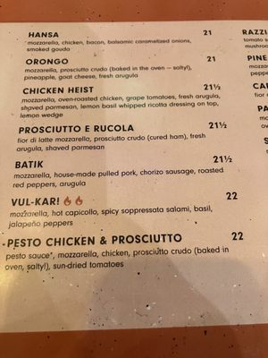 Menu photo 5 Pizzeria Ludica Vancouver, BC