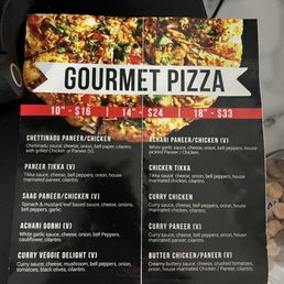 Pizza Menu Pizza Menu