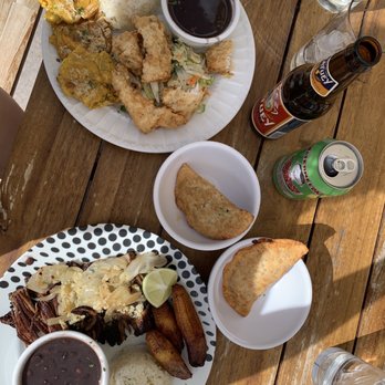 Cuba Cuba - Vaca Frita (Flank Steak) - Plate Pescado (Mahi Tempura) - Plate Cuban & Mexican Sodas Empanada - Cuban Near Me - Glendale, Colorado