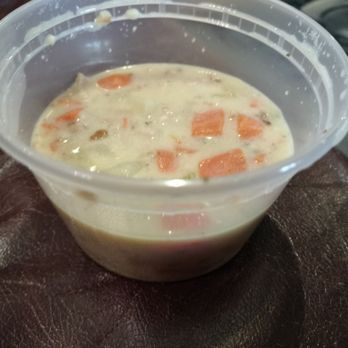 Frazier's Diner - Cup of soup of the day, to go: Potato soup. - Diners Near Me - Rushford, New York
