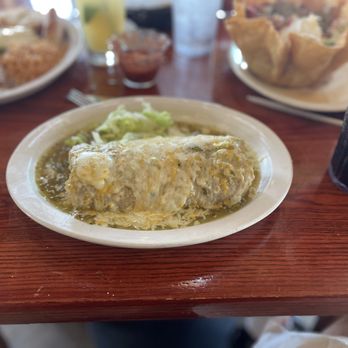 Avila's El Ranchito - Sexy Image: B&C Burrito w/Tomatillo Sauce and Cheese - Mexican Near Me - San Clemente, California
