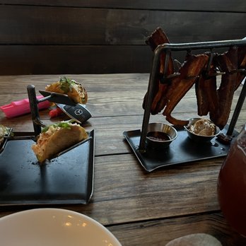 Uncle Jack's Meat House - Maine Lobster & Avocado Mini Tacos + Maple Bacon - Steakhouses Near Me - Duluth, Georgia Uncle Jack's Meat House - Maine Lobster & Avocado Mini Tacos + Maple Bacon - Steakhouses Near Me - Duluth, Georgia