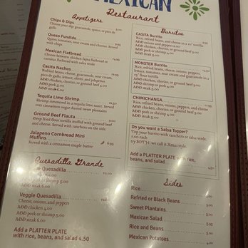 La Casita - Menu - Bars Near Me - Wilmington, Vermont La Casita - Menu - Bars Near Me - Wilmington, Vermont
