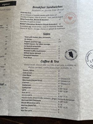 Menu photo 3 Carmel Belle Carmel-by-the-Sea, CA Menu photo 3 Carmel Belle Carmel-by-the-Sea, CA