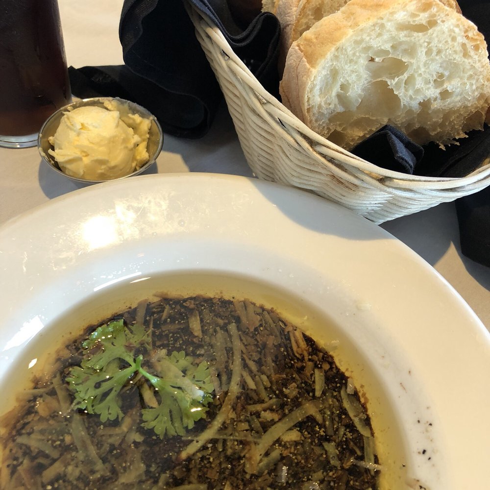 Dalesandro's - Balsamic vinegar with Parmesan cheese and bread basket - oh, yum. - Italian Near Me - Tulsa, Oklahoma Dalesandro's - Balsamic vinegar with Parmesan cheese and bread basket - oh, yum. - Italian Near Me - Tulsa, Oklahoma