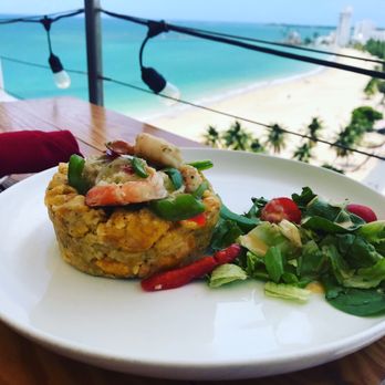 Kumo Rooftop - Shrimp Monfongo - Lounges Near Me - Carolina, Puerto Rico