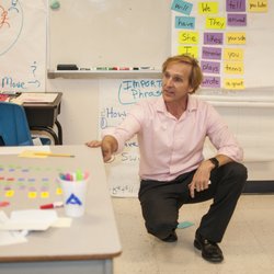 TESOL Trainers - John Kongsvik, Director of TESOL Trainers during a K-12 teacher training course.