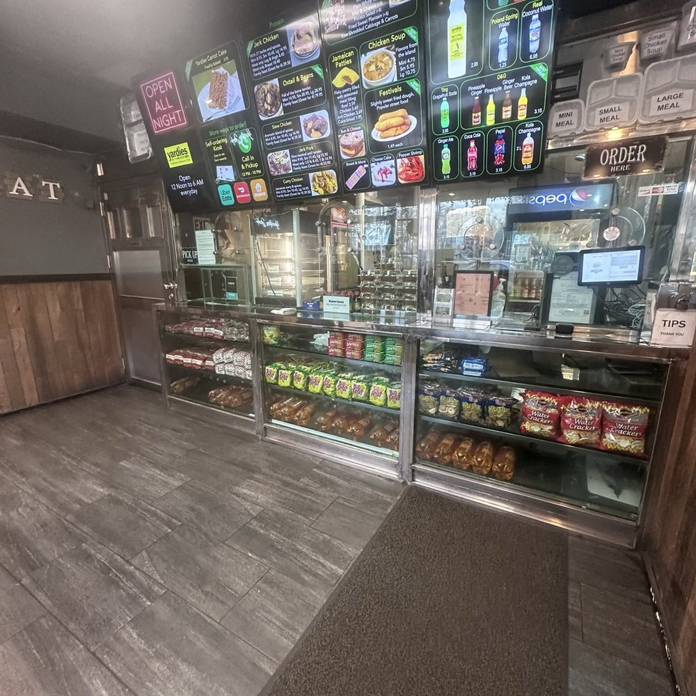 Yardies Jerk - Front counter. - Caribbean Near Me - St. Albans, New York Yardies Jerk - Front counter. - Caribbean Near Me - St. Albans, New York