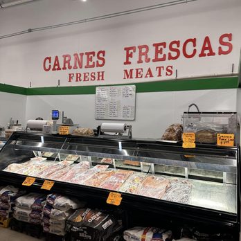 La Plazita Supermarket - a display of fresh meats - Grocery Near Me - Clementon, New Jersey
