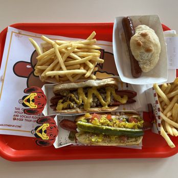 Tail O' the Pup - -1946 Pup $7.95
-Chicago Pup $9.95
-The Puppy Dog $5.95 - Burgers Near Me - West Hollywood, California Tail O' the Pup - -1946 Pup $7.95
-Chicago Pup $9.95
-The Puppy Dog $5.95 - Burgers Near Me - West Hollywood, California