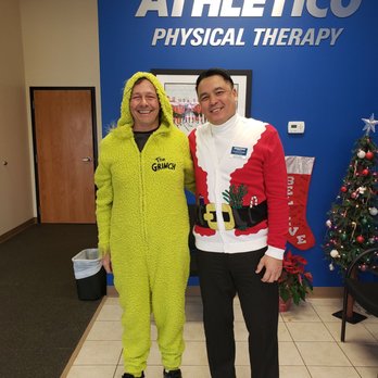 Athletico Physical Therapy - Round Lake Beach - Happy patient while having therapy and getting better - Physical Therapy Near Me - Round Lake Beach, Illinois Athletico Physical Therapy - Round Lake Beach - Happy patient while having therapy and getting better - Physical Therapy Near Me - Round Lake Beach, Illinois