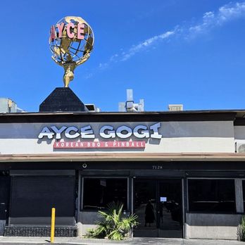 AYCE Gogi - VAN NUYS - Where they get the man holding the globe? - Korean Near Me - Van Nuys, California