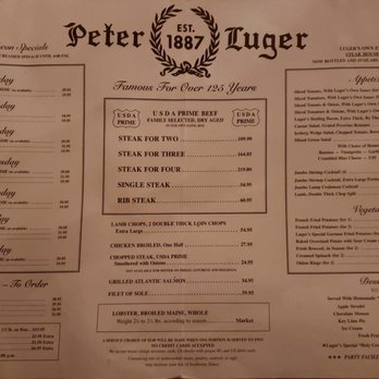 Peter Luger - Steakhouses Near Me - Brooklyn, New York Peter Luger - Steakhouses Near Me - Brooklyn, New York