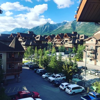 Falcon Crest Lodge - View from our window - Hotels Near Me - Canmore, Alberta Falcon Crest Lodge - View from our window - Hotels Near Me - Canmore, Alberta