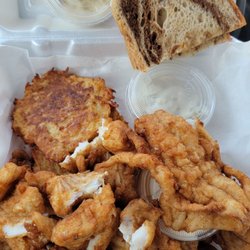 EJ's - Haddock dinner with potato pancakes