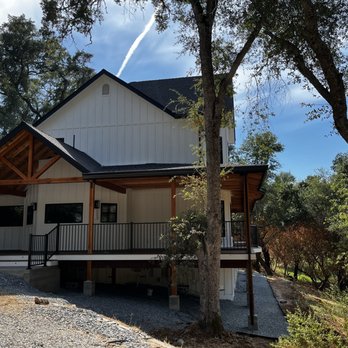SC Gutters - Two stories of gutters - 7" black with square downspouts - Gutter Services Near Me