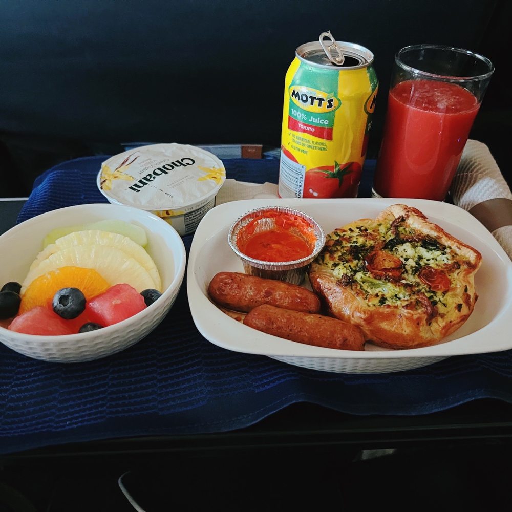 First class breakfast from SF First class breakfast from SF