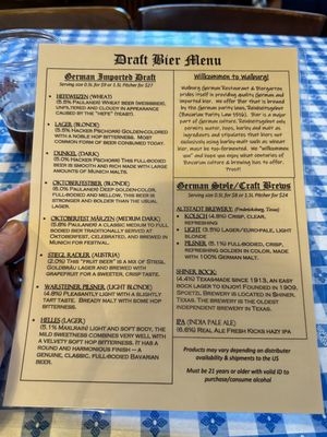 Menu photo 7 Walburg German Restaurant Walburg, TX Menu photo 7 Walburg German Restaurant Walburg, TX