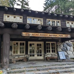 Exterior outside entrance of Mount Rainier National Park - Ashford, Washington Exterior outside entrance of Mount Rainier National Park - Ashford, Washington