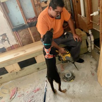 Sheet Happens Plumbing & Drain - Our dog loves Hector. He so patient! - Plumbing Near Me - Houston, Texas Sheet Happens Plumbing & Drain - Our dog loves Hector. He so patient! - Plumbing Near Me - Houston, Texas