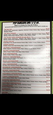 Menu photo 1 Burger Pop Mesquite, TX