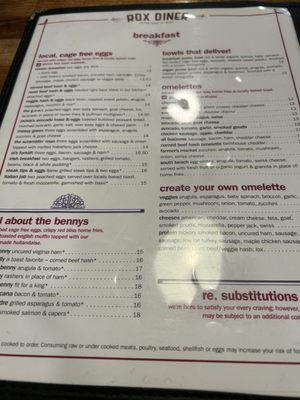Menu photo 1 Rox Diner Newton, MA