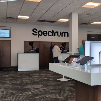 Spectrum - The interior of the store. Almost nobody here, but still long wait times. - Internet Service Providers Near Me - Lexington, Kentucky Spectrum - The interior of the store. Almost nobody here, but still long wait times. - Internet Service Providers Near Me - Lexington, Kentucky
