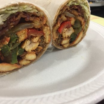 McLean Deli - Grilled chicken with peppers and onions on a whole wheat wrap - Juice Bars & Smoothies Near Me - Yonkers, New York McLean Deli - Grilled chicken with peppers and onions on a whole wheat wrap - Juice Bars & Smoothies Near Me - Yonkers, New York