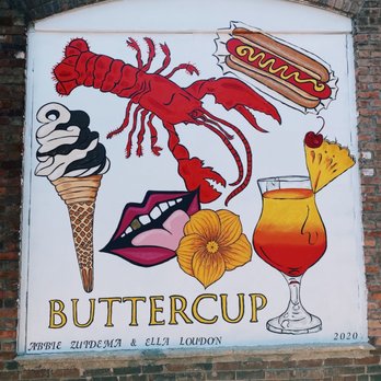 Buttercup - a sign for buttercup on a brick wall - Pop-Up Restaurants Near Me - Hudson, New York Buttercup - a sign for buttercup on a brick wall - Pop-Up Restaurants Near Me - Hudson, New York