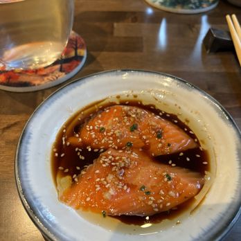 Yokox Omakase - salmon sashimi - Japanese Near Me - New York, New York Yokox Omakase - salmon sashimi - Japanese Near Me - New York, New York