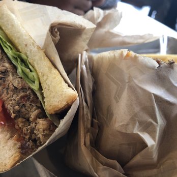 Gott's Roadside - Impossible Burger on sourdough - Salad Near Me - Walnut Creek, California