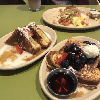 Snooze, an A.M. Eatery - Half of each French Toast dish and 2 tacos - Breakfast & Brunch Near Me - Tustin, California Snooze, an A.M. Eatery - Half of each French Toast dish and 2 tacos - Breakfast & Brunch Near Me - Tustin, California