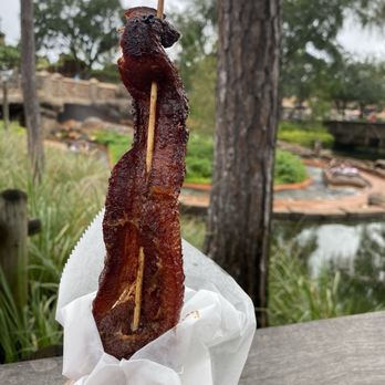 Westward Ho - Candied Bacon Skewer - Food Stands Near Me - Lake Buena Vista, Florida