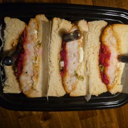 Crispy shrimp sando was our fave!!! Crispy shrimp sando was our fave!!!