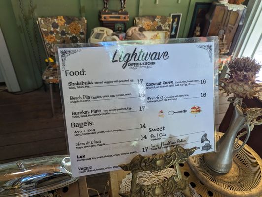 Menu photo 3 Lightwave Coffee and Kitchen Monte Rio, CA Menu photo 3 Lightwave Coffee and Kitchen Monte Rio, CA