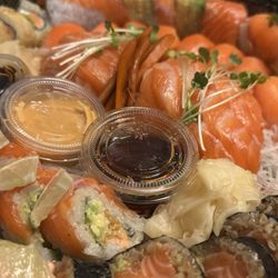 Sushi and Wasabi - Salmon lover tray