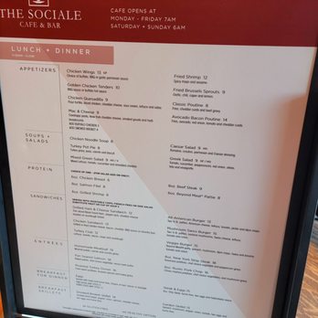 The Sociale - The Sociale Menu - Cocktail Bars Near Me - Waterloo, New York