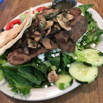 Dalia's - Gyro plate on salad - Mediterranean Near Me - Fairport, New York