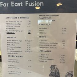 Far East Asian Market - Menu-just opened this month. Soft Opening Menu