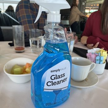 Peohe's - Glass cleaner the manager left at our table when he chose to treat us like dirt. - Seafood Near Me - Coronado, California Peohe's - Glass cleaner the manager left at our table when he chose to treat us like dirt. - Seafood Near Me - Coronado, California