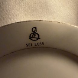 Sei less plate Sei less plate