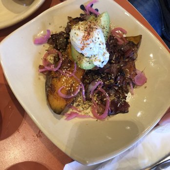 Snooze, an A.M. Eatery - sweet potato fry up of some sort - Breakfast & Brunch Near Me - Addison, Texas