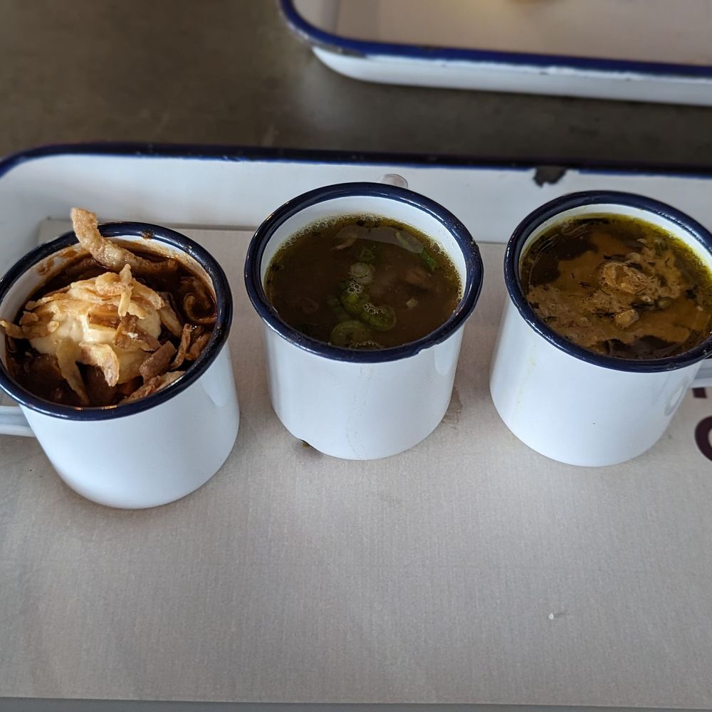 Brodo Kitchen - Soup flight - Canadian (New) Near Me - Penticton, British Columbia Brodo Kitchen - Soup flight - Canadian (New) Near Me - Penticton, British Columbia