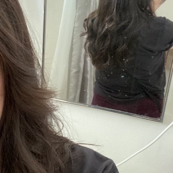 Beauty Lounge - Layers & curtain bangs. - Hair Salons Near Me - Bell, California
