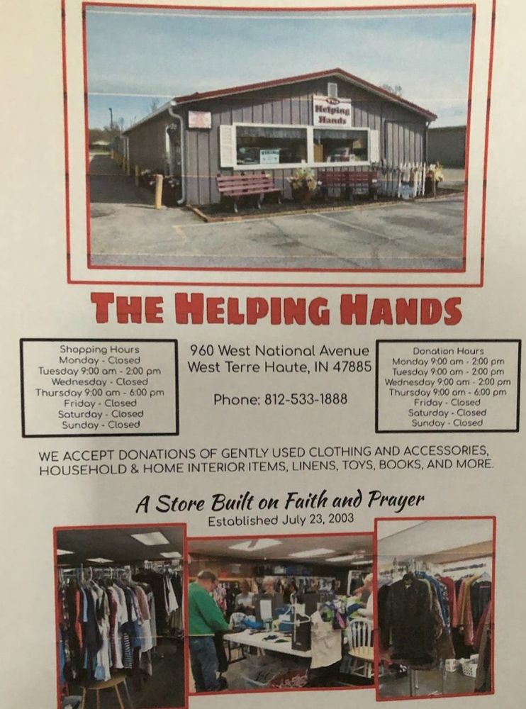 HELPING HANDS Updated July 2024 960 W National Ave, West Terre Haute, Indiana Community