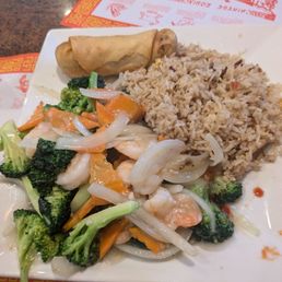 Shrimp and Broccoli lunch special