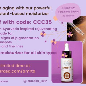 Surrasa - Amrta Moisturizer - Ayurveda Near Me - San Jose, California